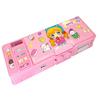 Lilybeauty Pencil Case for Elementary School Girls and Password Pencil Case with Pencil Cute Stationery Boys, Double-Sided Opening, Multifunctional,