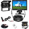 Wired Reversing Camera and Monitor Kit, 7-inch TFT LCD Screen and Waterproof Night Vision Reversing Camera Signal Stability