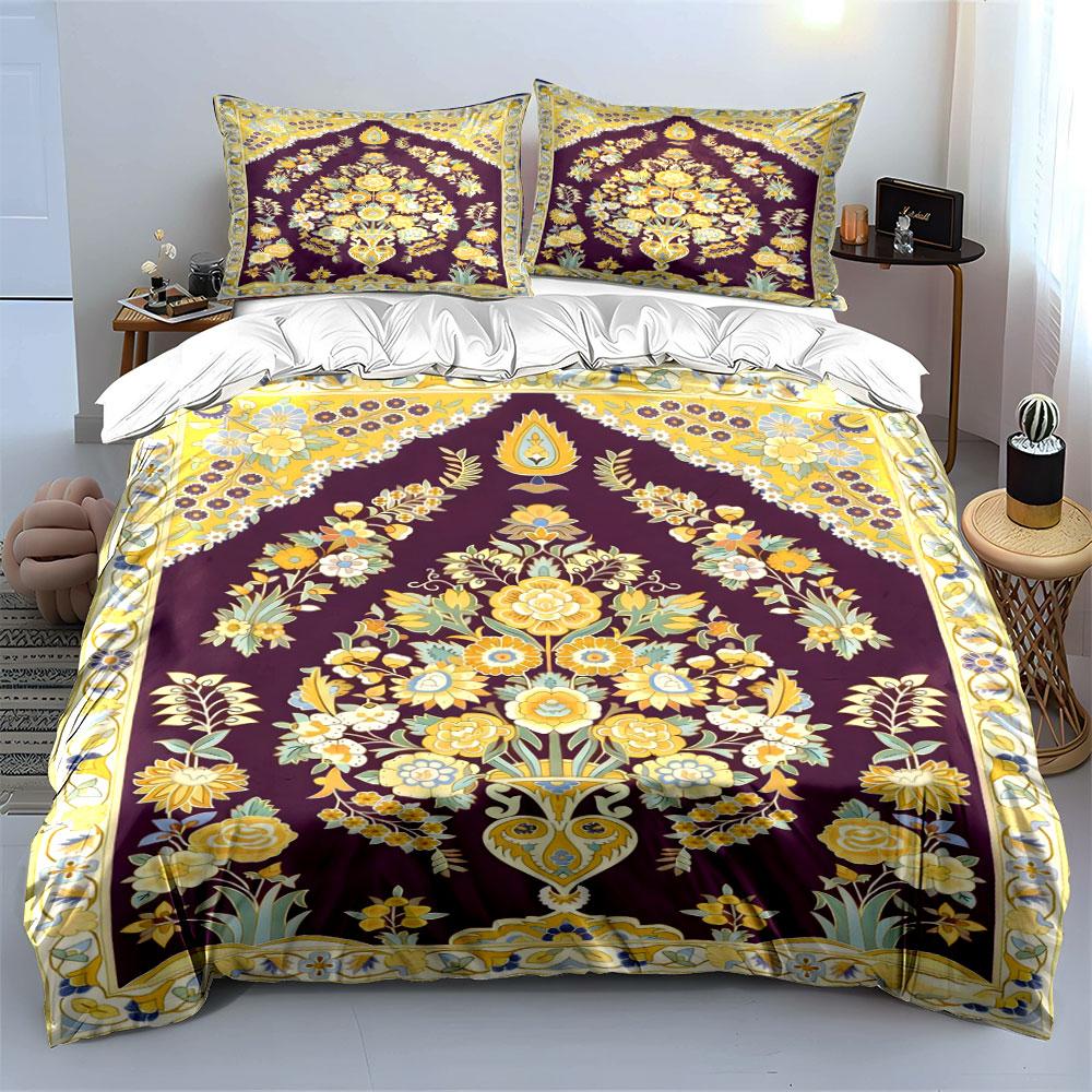Floral vase intricate pattern. Bedding sets Duvet cover sets Duvet covers Pillowcases(1 * Duvet Cover 2 * Pillowcases without duvet insert)