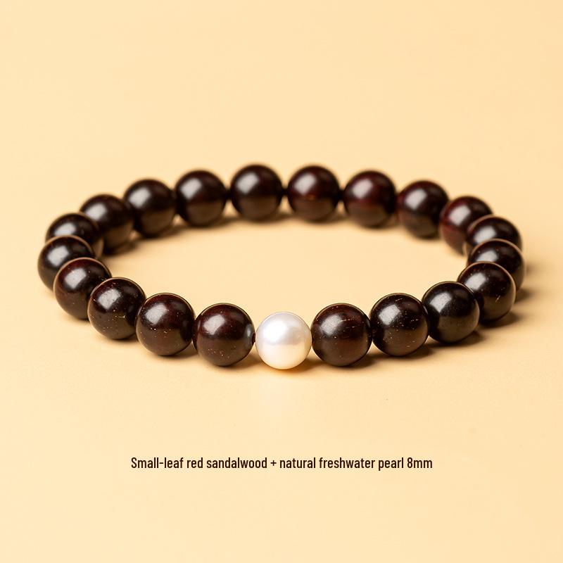 Unisex Sandalwood & Hetian Jade Bracelet with High-Density Wenge Wood & Golden Star Beads