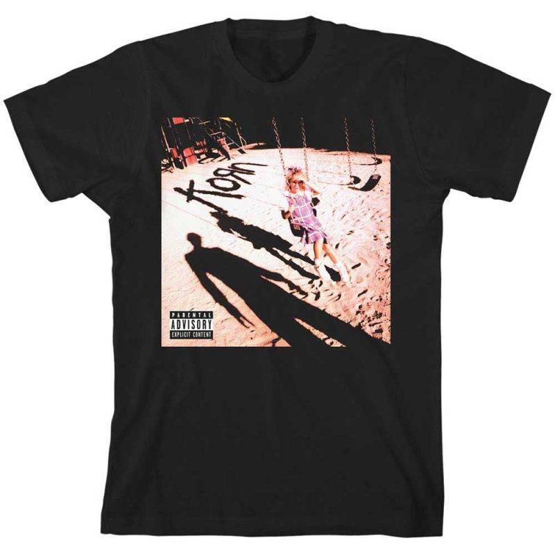 Korn NuMetal Glitch Distortion Theme Soft Cotton TShirt Breathable 100 Cotton Casual Streetwear Top