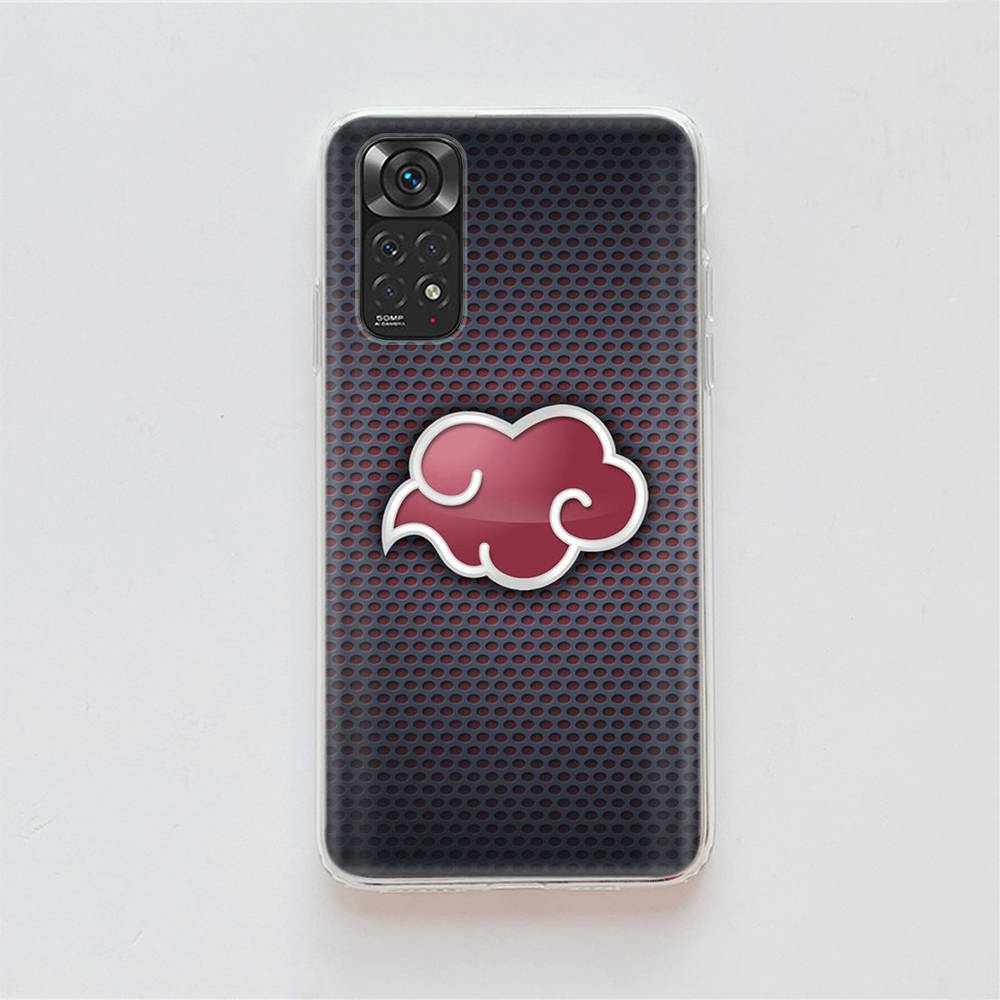 DT30 Akatsuki Naruto Case for Samsung A04 A14 A23 A34 A54 M23 M33 M52 M53 Realme 10 9 C30S C35 C55 VIVO Y02S Y21 Y33S Y51 X80 Pro Clear Cover