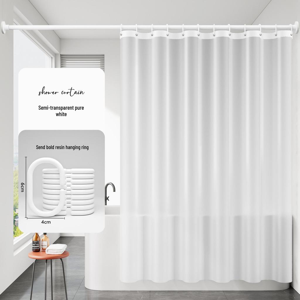 Wodoodporna, odporna na pleśń zasłona prysznicowa i przegroda do użytku w łazience