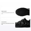 408 Czarne Srebrne Unisex Sneakersy ML408K