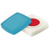 Shachihata Ink Pad with Seal Ink Turquoise Blue Cap