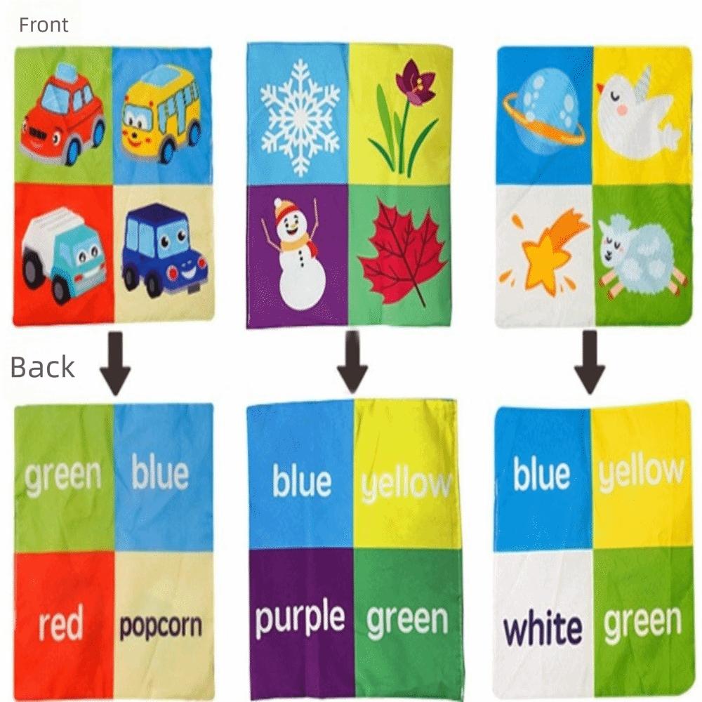 Colorful Montessori Toy Soft Fabric Sensory Toy Baby Activity Toy Magic Tissue Box  Early Education