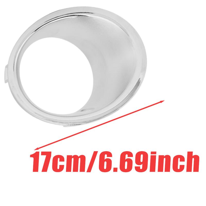 Chrome Front Bumper Fog Light Ring Trim Cover Left Right for BMW Mini Cooper R55 R56 R57 pre-LCI 2007-2011 51112753661