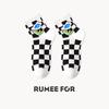 Lumi Women's Trendy Mid-Calf Socks – Cute 3D Tulip Cotton Socks