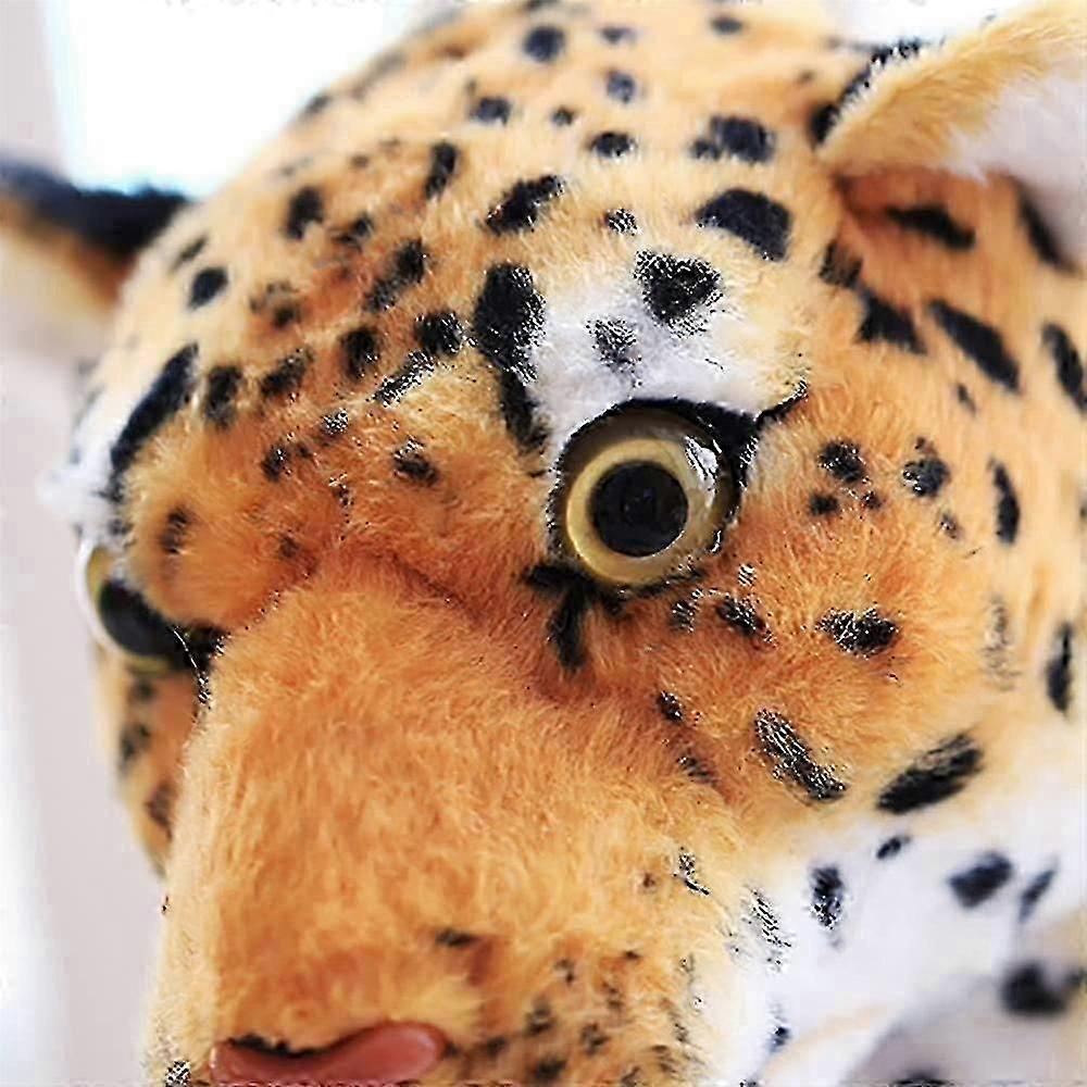 Giant Leopard Stuffed Animal Large Stuffed Cheetah Plush Toy Gifts For Kids Walkbee