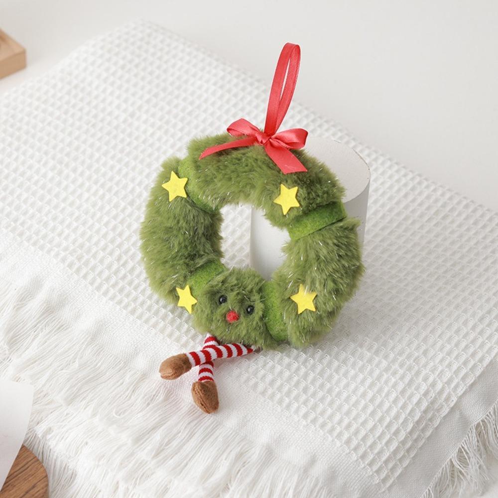 Cute Furrly Christmas Tree Plush Doll Stuffed Toy 2026 New Year Christmas Decorations Couple Xmas Tree Hanging Ornament