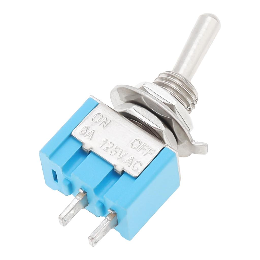 Smgda Toggle Switch with 5.9 inch (15 cm) Cable 6A/125VAC, 3A/250VAC 2 Pin SPST