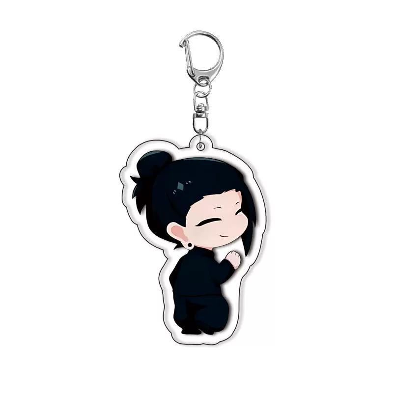 Süßer Jujutsu Kaisen Yuji Megumi Acryl Schlüsselanhänger, Hochwertiger Tasche Anhänger für Schüler Geschenk