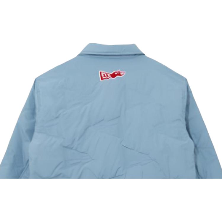 New Era FW22 Logo Print Polo Cotton Jacket Unisex Jacket Ice-Blue 13038765