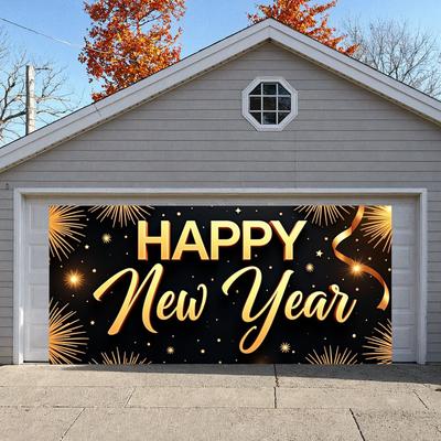 New Year Eve Backdrop Sparkling Effect Festive Holiday Background Yearly Celebration Display Black Background New Year Banner