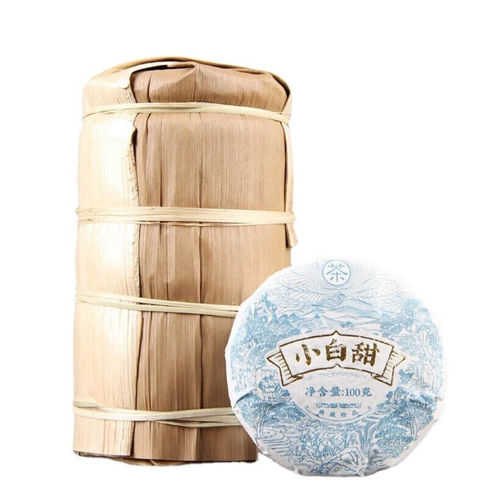 

Natural 100g White Tea Cake Ancient Tree High Mountain Xiao Bai Chun