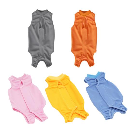 Cat Recovery Suit Breathable Kitten Onesie Bodysuit for Cats After Surgery Spay Abdominal Wounds Skin Diseases