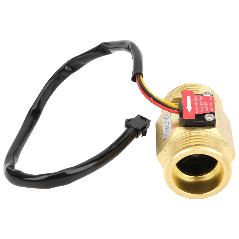 YF-B10 Hall Flowmeter DC24V Turbine Flowmeter Flow Switch Water Flow Sensor Liquid Measurement