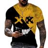 Summer Short Sleeved T-shirt Men's Classic 3D Printed Loose Casual T-shirt
