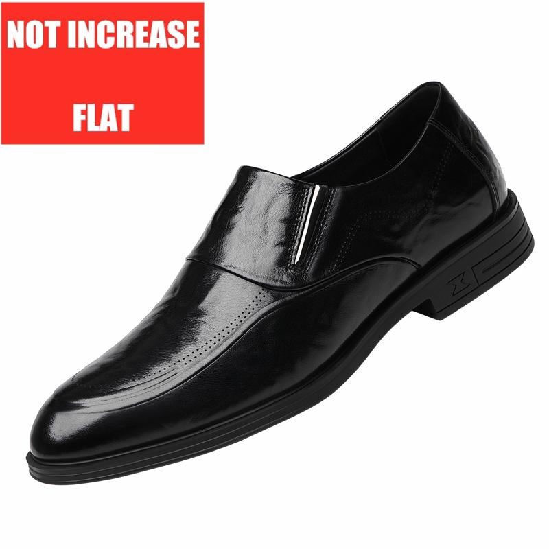 

Мужские кроссовки из натуральной кожи, увеличивающие рост, 3/6/8 см, мокасины, увеличивающие рост, мужские, повседневные, деловые, мокасины, высокие мужские 38