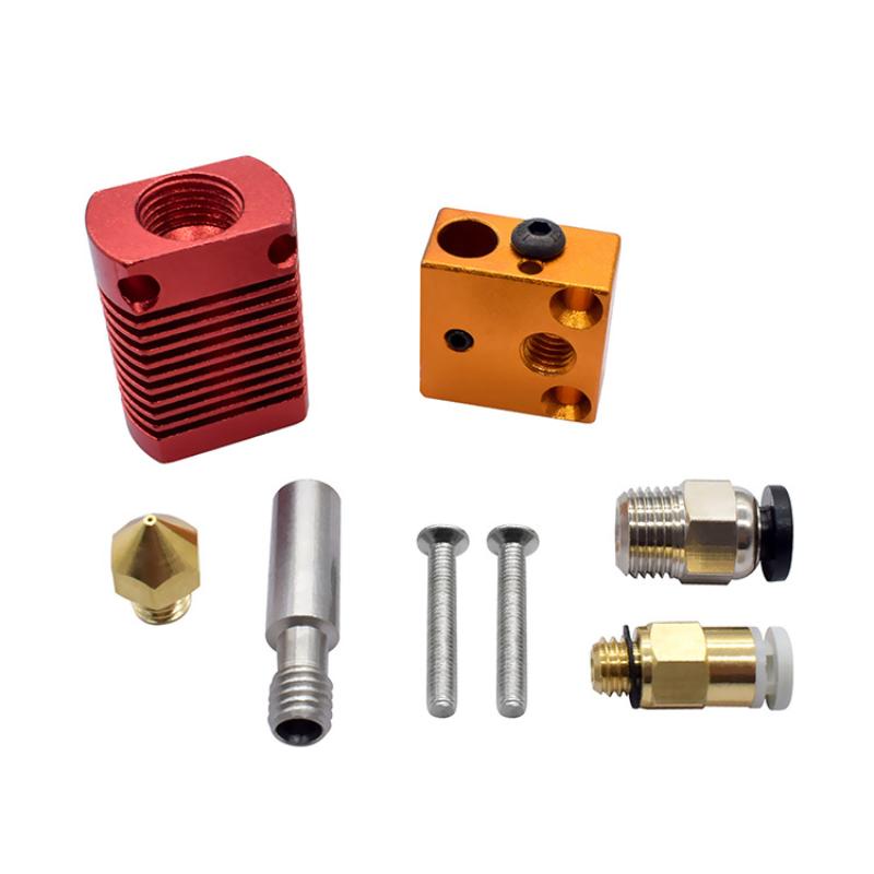 3D-Drucker Zubehör Cr10 Hotend Extruder Kit Heizblock Düse Heizer Thermistor Für Cr10S Ender3 V2 Ender 5