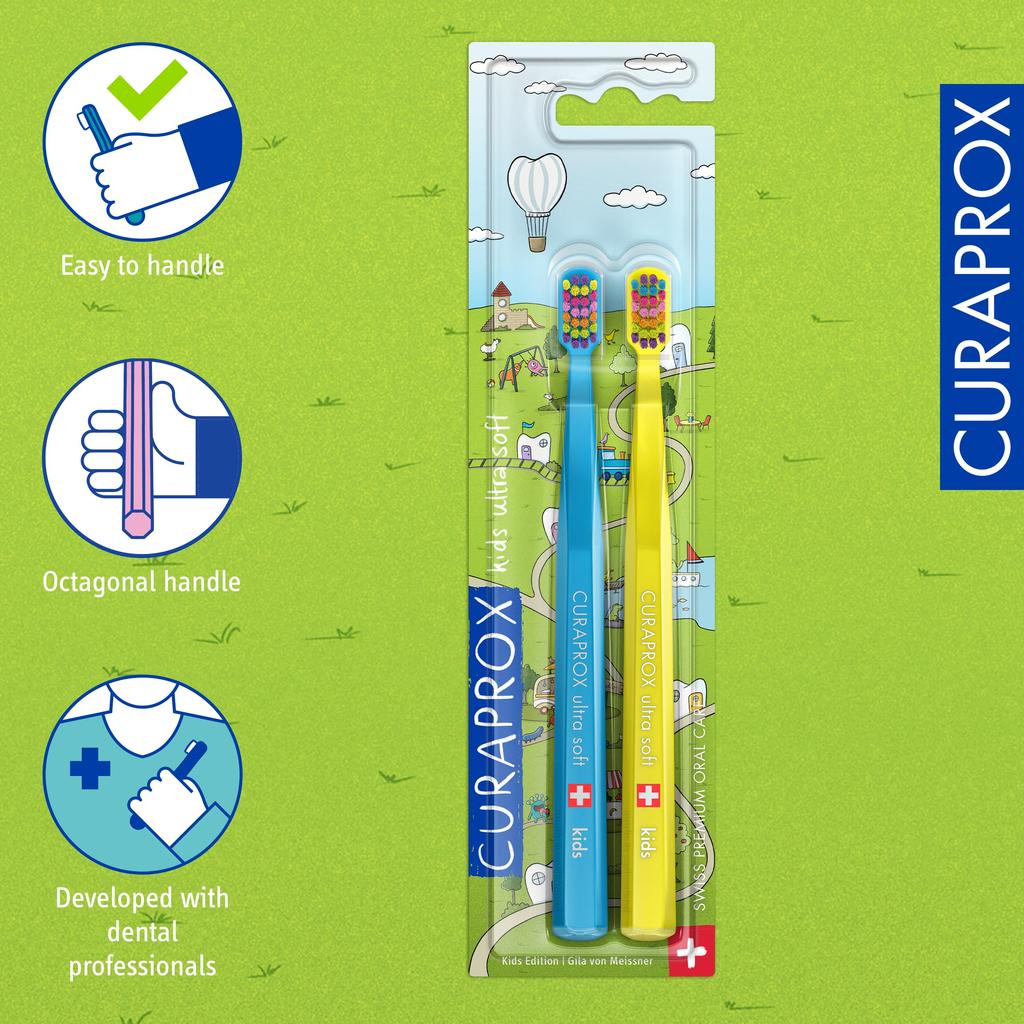 CURAPROX Kids Edition Toothbrush (Set of 2)