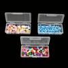 12Pcs Transparent Portable Storage Box, Multifunctional Handicraft Storage Box