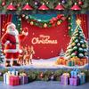 Xmas Party Banner Santa Claus Design Xmas Banner Festive Banner Reindeer Image For New Year Decor Christmas Party Family Party