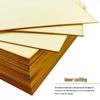 Thin Basswood Plywood Sheets for DIY Cabin Models - 3mm and 1.5mm Thickness