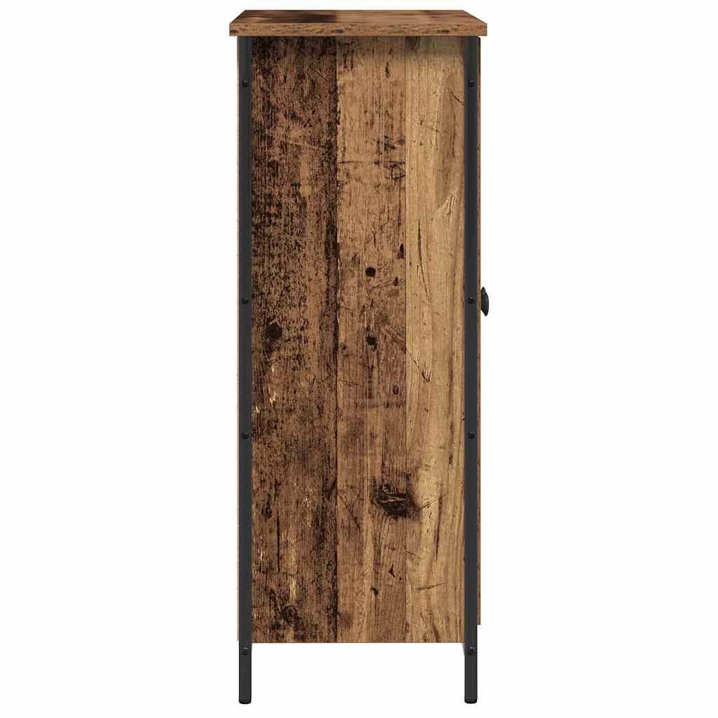 Sideboard Made of Reclaimed Wood 70 X 30 X 80 Cm Engineered Wood