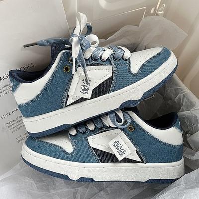 Koreanische Version von Damen-Freizeit-Board-Schuhen ins trendige Retro-Low-Top-Damen-Schuhe 2025 Sommer neu Harajuku Hafenstil Sportschuhe