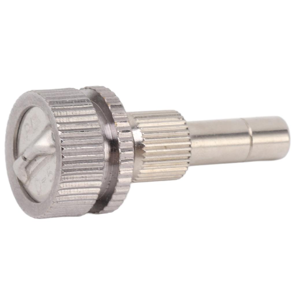 Ugello Mister 6mm Connettore Rapido Ottone Forma a Ventaglio Bassa Pressione Ugello Nebulizzatore per Raffreddamento