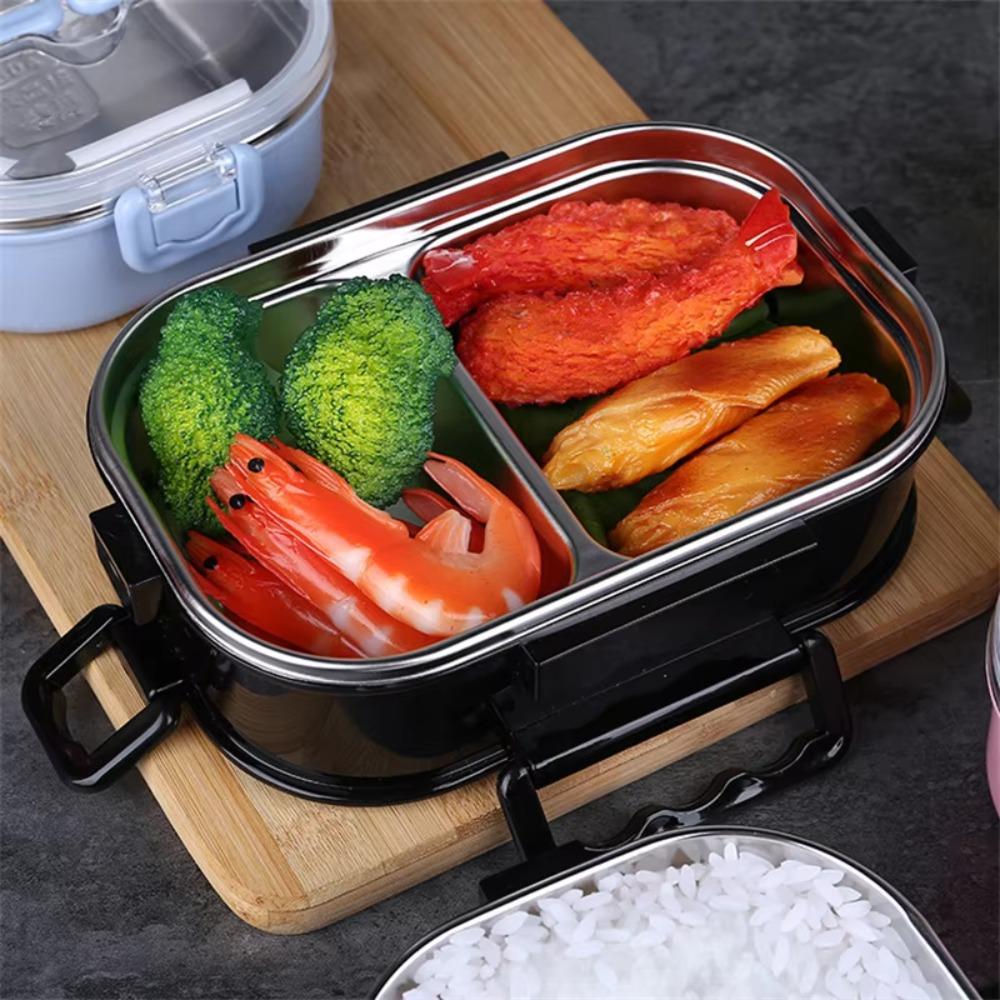 1200ml Insulated Food Container Double Layer Large Capacity Food Box  Picnic