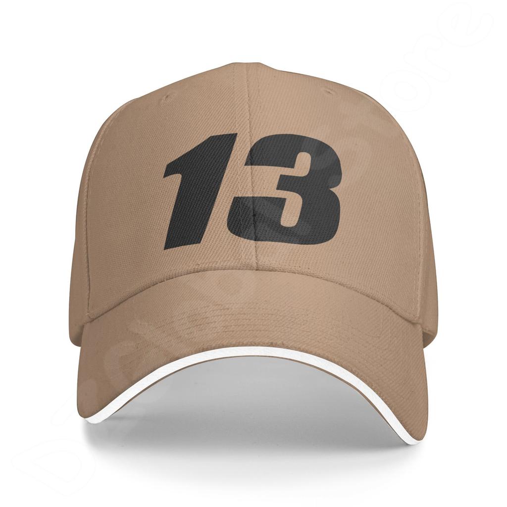 Number 13 Pattern Mesh Baseball Cap Trucker Hats Luxury Casual Cap Summer Sun Protection Caps for Men Women Fashion Denim Hat