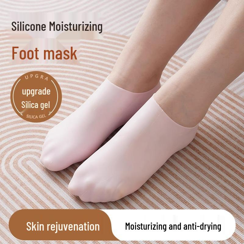 

Silicone Heel Protection Socks: Moisturizing, Anti-Cracking Foot Cover for Women.