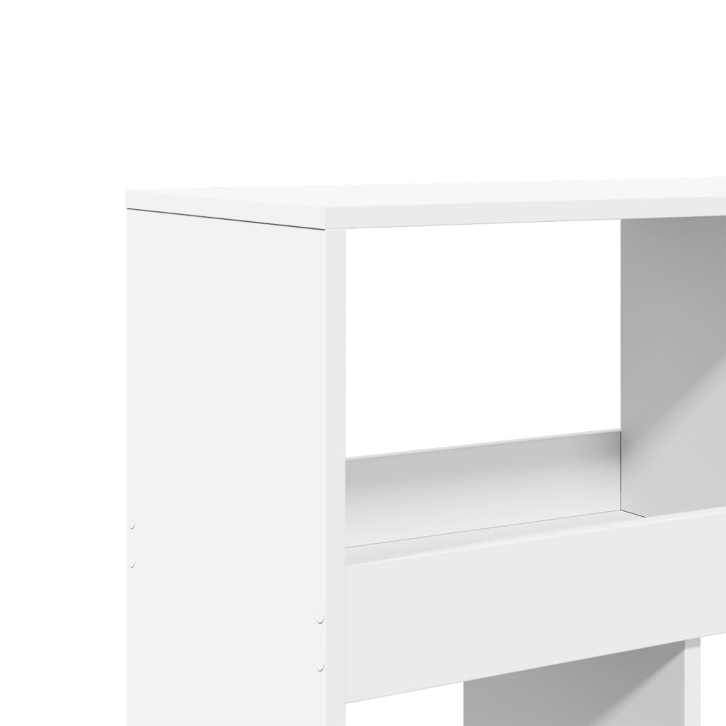 Room Divider White 100 x 33 x 125.5 cm Engineered Wood
