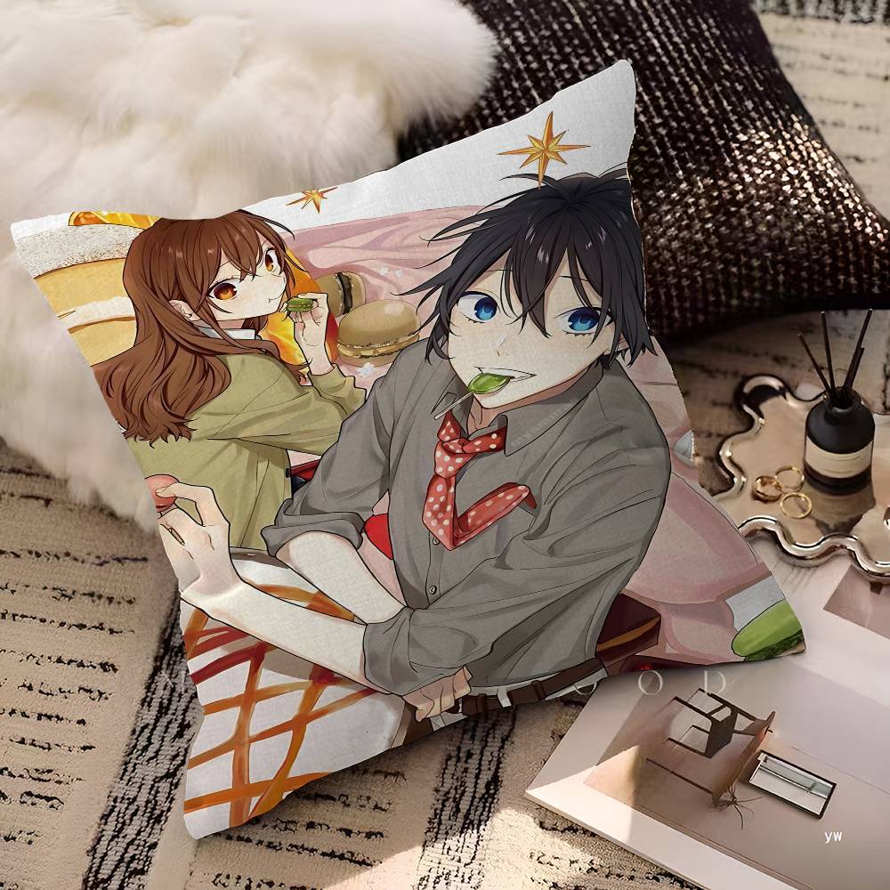 Anime Figure Horimiya Maple Design Cushion Cover Happy Autumn Harvest decor Holiday Decorati Pillow Cover