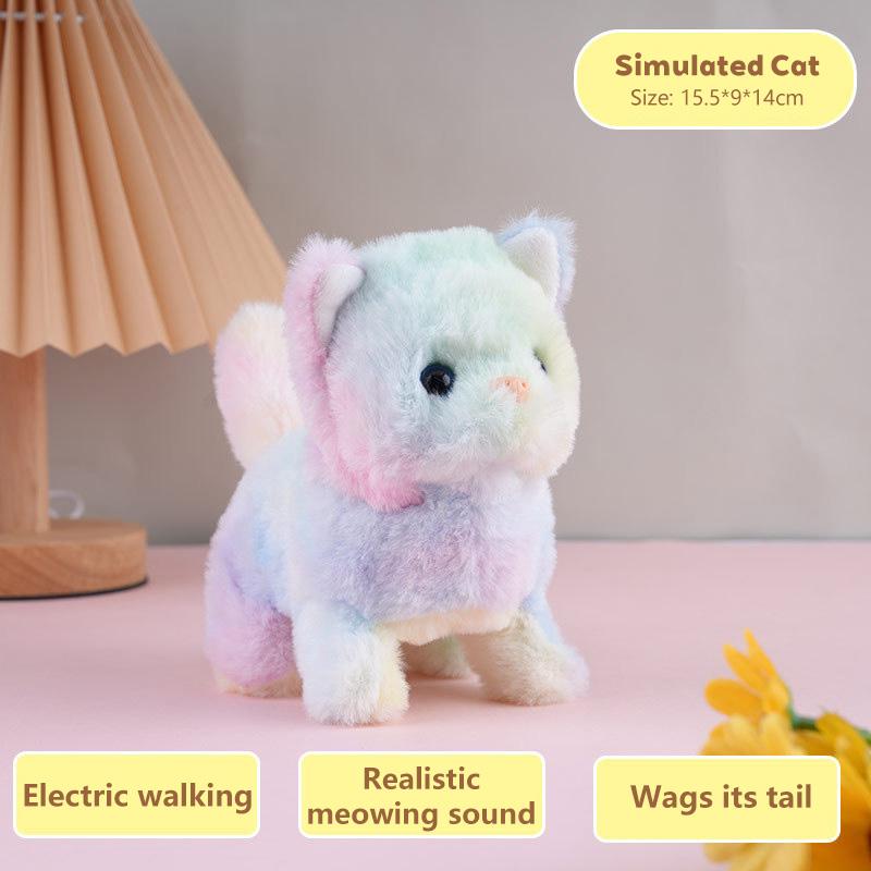 Elektrische bewegliche Katze Laufende Bellende Maschine Interaktives Simulations-Mausjagdspiel Für Haustierprodukte Kätzchen Unterhaltung Neueste