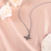 European and American New Love Butterfly Couple Necklace Pair of Style Men and Women Pendant Jewelry