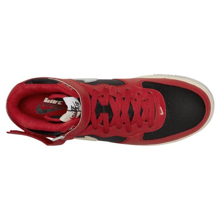 Nike Air Force 1 Mid LV8 'Split Black Red' Men's DZ2554-001