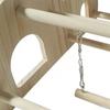 Chicken Perch For Coop Wooden Roosting Resting Swing For Coop Wooden Chicken Perch For Indoor Outdoor Farm Exercise Backyard