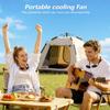 360° Rotation Portable Cooling Neck Fan Personal Neck Fans 3 Adjustable Speed Wearable Neck Fan for Office Sport Travel
