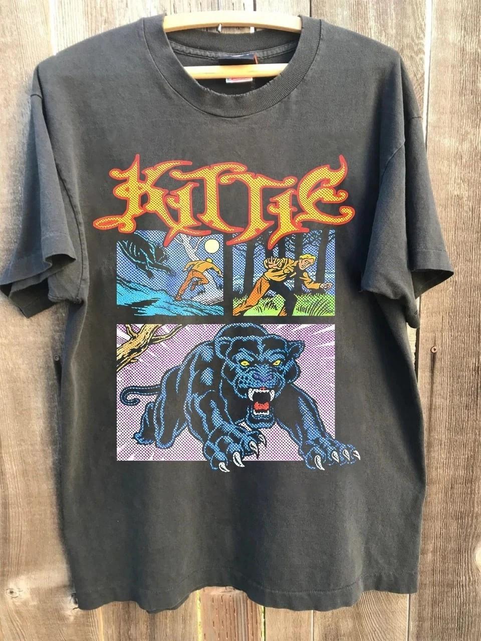 Kittie Band Shirt, Kittie Band Cotton Black Unisex T-shirt Men Women S-5XL L