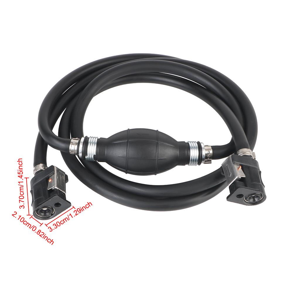 8mm Diameter Universal Fuel Pump Pipe 2m/3m Length Oil Hose Pipe Connector Boat Accessories for Car Outboard Boat Marine Engine Fuel Desiel Line Hose