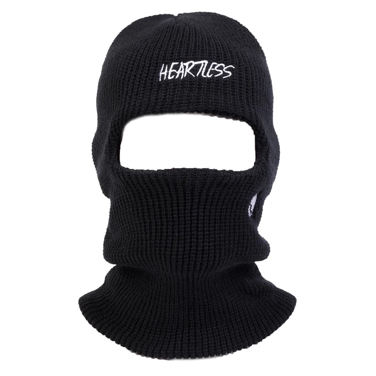 

HEARTLESS Шапка-балаклава Унисекс Уличная Теплая Шапка Мужские Повседневные Шапки Ветрозащитные и Морозостойкие Шапки чёрный