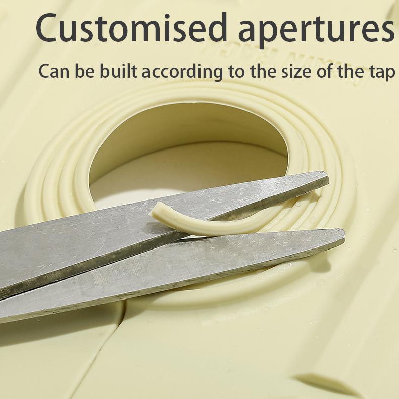 Faucet Drainage MatKitchen Splash MatCountertop Sink Splash ProofCutting Drain MatPlace MatSilicone Mat