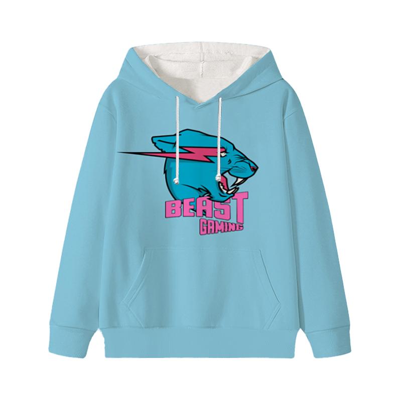 Mr. Felpa Con Cappuccio Beast Merch Bambini Ragazzi Ragazze