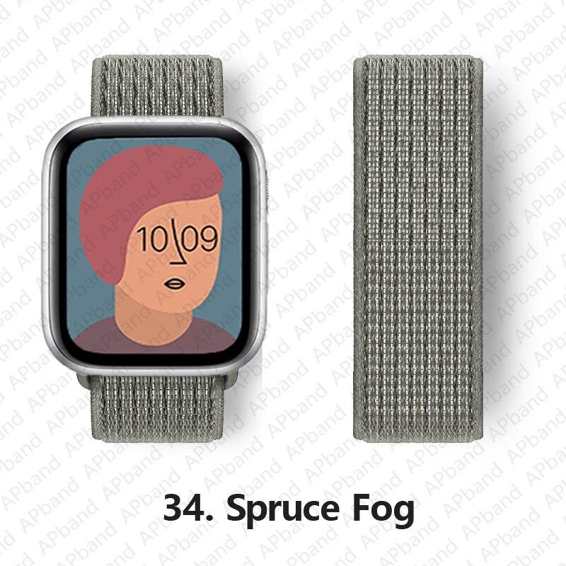 Nylon Band Voor Apple horlogeband 44mm 40mm 42mm 38mm 41mm 45mm 41 45 smartwatch polsband riem lus armband iWatch 3 4 5 se 6 7