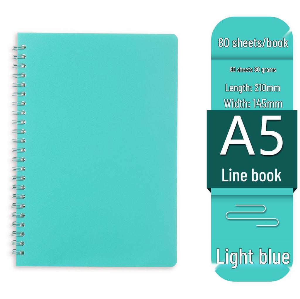 Minimalistisches A5 Schülerheft - Liniert