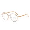 Unisex High Definition Multifocal Reading Glasses Transparent Round Frame Far-sighted Eyeglasses Women Men's Fashion Diopters