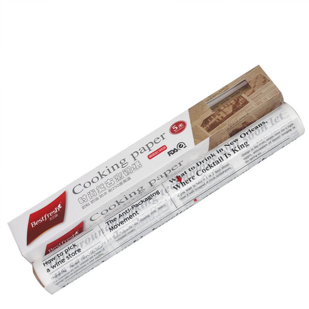 

30x500 см антипригарная бумага для выпечки в духовке печенье сэндвичи бургеры картофель фри обертка домашняя кухня пищевая английская газета бумага для выпечки